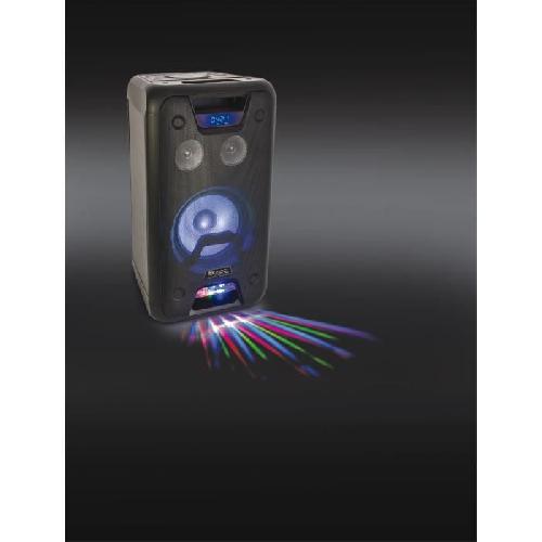 IBIZA FREESOUND300 - Enceinte portable amplifiee - 300W - Fonction Karaoke. Mega Bass - Bluetooth. USB. 2 entrees micro