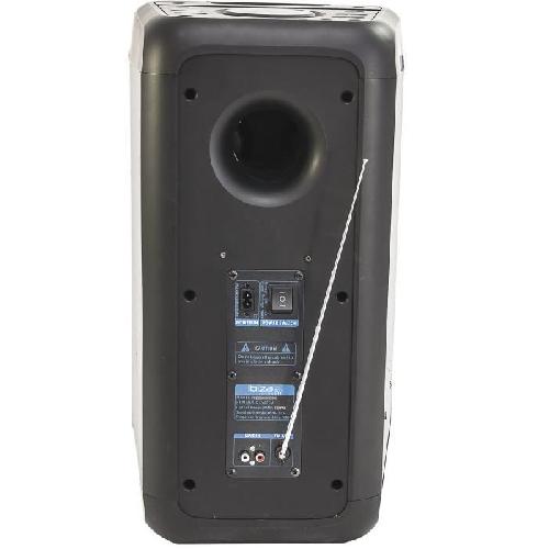 IBIZA FREESOUND300 - Enceinte portable amplifiee - 300W - Fonction Karaoke. Mega Bass - Bluetooth. USB. 2 entrees micro
