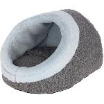 Corbeille - Panier - Coussin - Hamac Igloo pour chats - KERBL - JANA - 35 x 41 x 30 cm - Gris