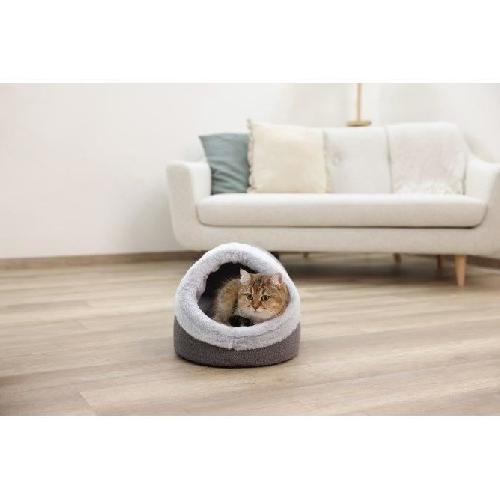 Corbeille - Panier - Coussin - Hamac Igloo pour chats - KERBL - JANA - 35 x 41 x 30 cm - Gris