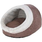 Corbeille - Panier - Coussin - Hamac Igloo pour chats - KERBL - JANA - 37 x 45 x 30 cm - Marron