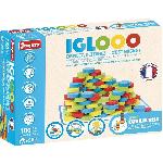 Jeu De Societe - Jeu De Plateau Iglooo 100 Pieces - JEUJURA - Jeu d'Adresse et de Logique avec Palets et Tapis. Regles des Jeux Incluses