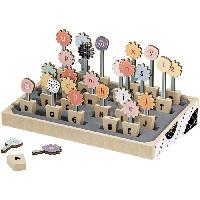 Imagination Abc Flowers - TOP BRIGHT - 26 Pots de Fleurs - Lettres Majuscules - Lettres Minuscules - Alphabet