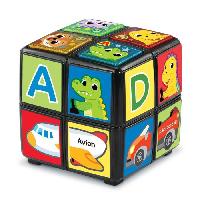 Imagination Jouet éducatif - VTECH BABY - Tourni Cube - Alphabet. Animaux. Véhicules - Mixte - 18 mois+