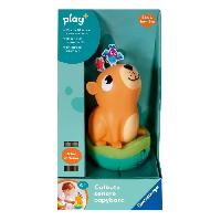 Imagination Ravensburger play+. Culbuto sonore Capybara. 6-36 mois. Premier âge. bébé