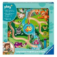 Imagination Ravensburger play+. Labyrinthe magnétique en bois - Dans la jungle . 6-36 mois. Premier âge. bébé