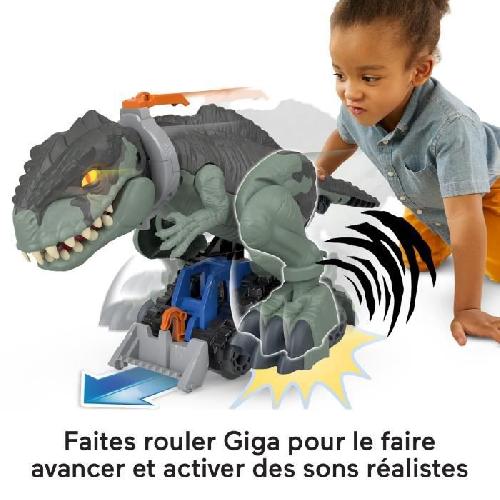 Figurine Miniature - Personnage Miniature Imaginext - Fisher Price - Mega Dino Terreur - Figurine d'action 1er age - 3 ans et +