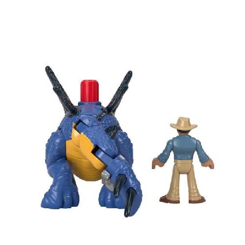 Figurine Miniature - Personnage Miniature Imaginext-Jurassic World-Stégosaure et le Dr Grant GVV64