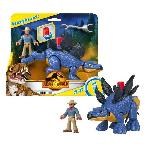 Figurine Miniature - Personnage Miniature Imaginext-Jurassic World-Stégosaure et le Dr Grant GVV64