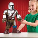 Robot Miniature - Personnage Miniature - Animal Anime Miniature Imaginext-STAR WARS-Figurine XXL The Mandalorian. 40 cm HXT20