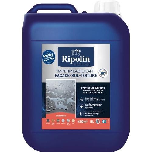 Peinture - Vernis - Traitement (lasure - Effets Decoratifs) Impermeabilisant multi-supports RIPOLIN 398062 incolore 5L