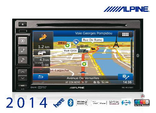 INE-W970BT - Station GPS multimedia DVD/CD - Bluetooth - USB/iPod/iPhone - Ecran 6.1p - Navigation -> INE-W990BT