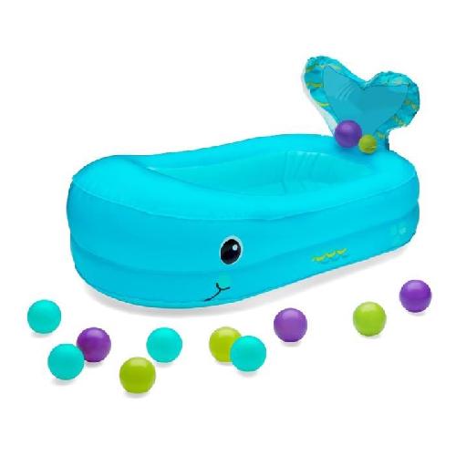Baignoire INFANTINO Baignoire Bebe Gonflable Baleine avec Balles de Jeu