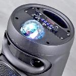 Enceinte - Haut-parleur Nomade - Portable - Mobile - Bluetooth INOVALLEY KA02 BOWL- Enceinte lumineuse Bluetooth 400W - Fonction Karaoke - Boule kaleidoscope LED multicolore - Port USB. Micro-SD