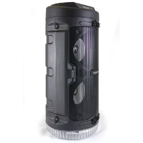 Enceinte - Haut-parleur Nomade - Portable - Mobile - Bluetooth INOVALLEY KA03-N - Enceinte lumineuse Bluetooth - 400 W - Fonction karaoke - Lumieres LED colorees - Port USB