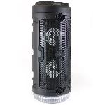 Enceinte - Haut-parleur Nomade - Portable - Mobile - Bluetooth INOVALLEY KA03-N - Enceinte lumineuse Bluetooth - 400 W - Fonction karaoke - Lumieres LED colorees - Port USB