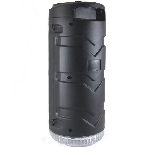 Enceinte - Haut-parleur Nomade - Portable - Mobile - Bluetooth INOVALLEY KA03-N - Enceinte lumineuse Bluetooth - 400 W - Fonction karaoke - Lumieres LED colorees - Port USB