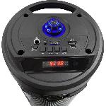 Enceinte - Haut-parleur Nomade - Portable - Mobile - Bluetooth INOVALLEY KA03-N - Enceinte lumineuse Bluetooth - 400 W - Fonction karaoke - Lumieres LED colorees - Port USB