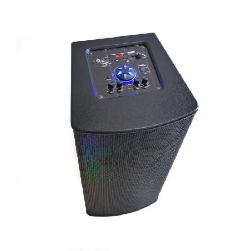 Enceinte - Haut-parleur Nomade - Portable - Mobile - Bluetooth INOVALLEY MS05XXL - Enceinte lumineuse karaoke Bluetooth 800W - 7 modes lumineux LED - Radio FM.USB. Entree micro - Ecran LED
