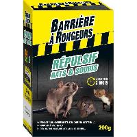 Insecticide - Raticide Répulsif Rats & Souris - Barriere a Rongeurs - Poudre 200 g