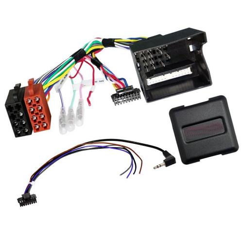 X Commande au volant de Roger Interface 42XVX003 pour commandes au volant compatible avec Opel Corsa D 2008-2014 40 broches Quadlock Multilead