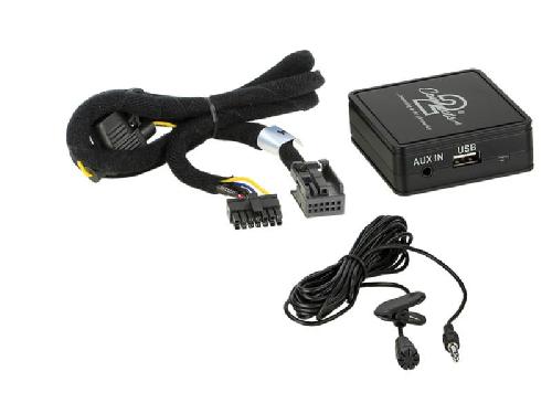 Adaptateur connectivite Autoradio Interface Bluetooth AD2P compatible avec Peugeot ap05 Quadlock - Siemens VDO Blaupunkt RD4