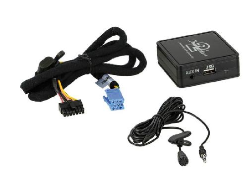 Adaptateur connectivite Autoradio Interface Bluetooth AD2P compatible avec Smart Fortwo Forfour Mini-ISO - Grundig