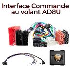 Commande au volant Universelle Interface Commande au volant AD8U - ADNAuto - compatible avec Audi 99-09 Ampli - Voir liste