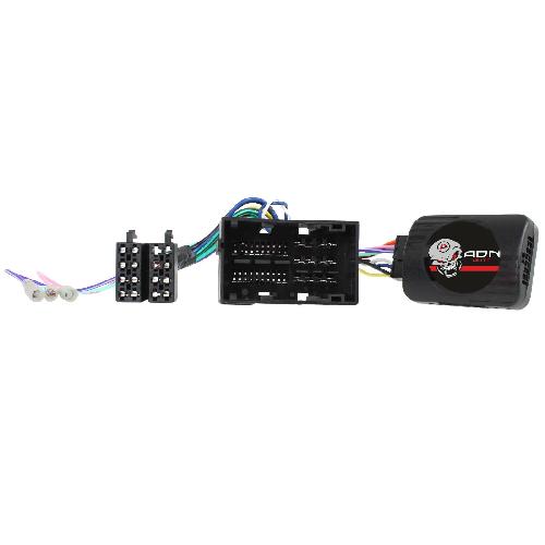 Commande au volant Universelle Interface Commande au volant FA19U compatible avec Citroen Fiat OPel Peugeot 12-21 Universelle