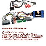 Commande au volant Sans Lead Interface Commande au volant HO2.U compatible avec Honda Civic 05-12 Sans nav. Universelle HO2U