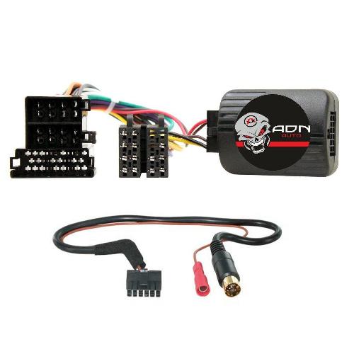 Commande au volant Kenwood Interface Commande au volant MC3K compatible avec Mercedes 04-14 Mini-ISO Kenwood