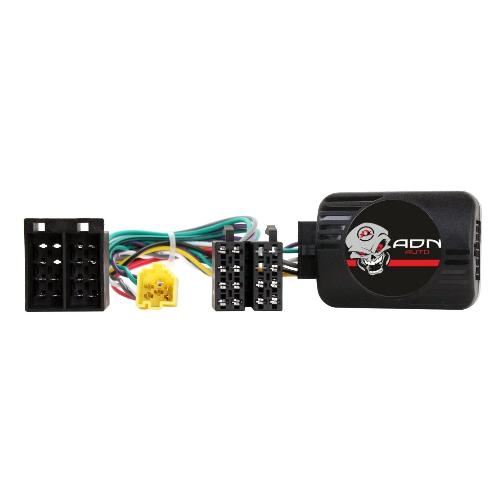 Commande au volant Universelle Interface Commande au volant NS6 compatible avec Nissan Primastar 05-10 Mini-ISO Universelle