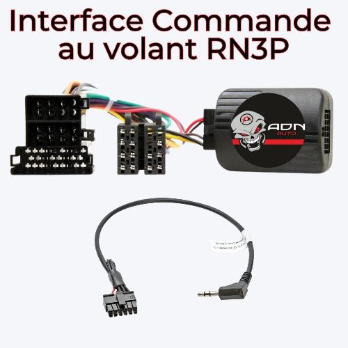 Commande au volant Pioneer Interface Commande au volant RN3P compatible avec Renault 99-08 Tunerlist Ecran deporte Pioneer ou Sony