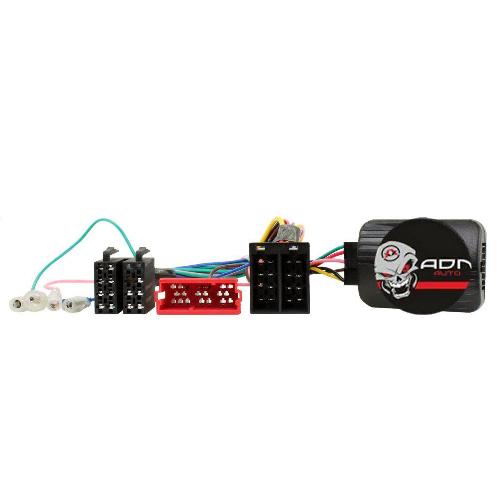 Commande au volant Sans Lead Interface Commande au volant RN7.U compatible avec Renault ap08 Mini-ISO Centrale seule RN7U