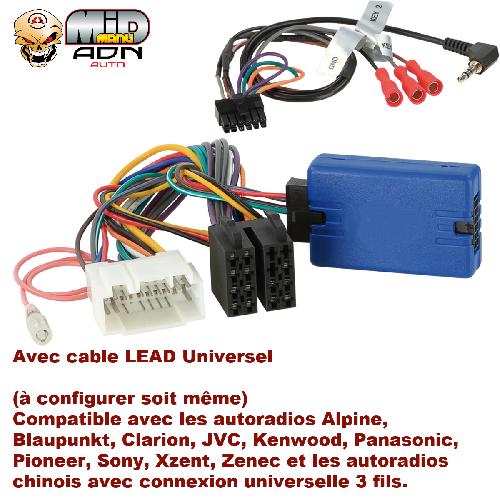 Commande au volant Sans Lead Interface Commande au volant SZ3.U compatible avec Suzuki Ignis Swift Jimny 2017-2022 Centrale seule SZ3U