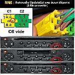 Commande au volant Universelle Interface Commande volant 42SRN005 ACV compatible avec Renault Updatelist Ecran deporte - Centrale seule