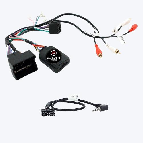 X Commande au volant de Roger Interface Commande volant AD02P compatible avec Audi 01-14 Avec Ampli Pioneer Sony LG Caliber