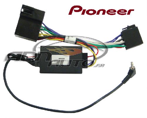 Commande au volant Pioneer Interface commande volant compatible avec Seat ISO equivalent CTSST002