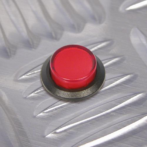 Interrupteur - Actionneur - Pulseur Interrupteur a pression Rouge 12V 20A D18mm - bouton rouge D12mm