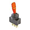 Interrupteur - Actionneur - Pulseur Interrupteur On-Off 12V 20A orange