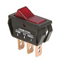 Interrupteur - Actionneur - Pulseur Interrupteur On Off Rouge 12V 20A 30x14mm 0810682