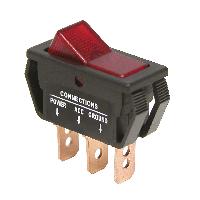 Interrupteur On Off Rouge 12V 20A 30x14mm 0810682 Interrupteur On Off Rouge 12V 20A 30x14mm 0810682