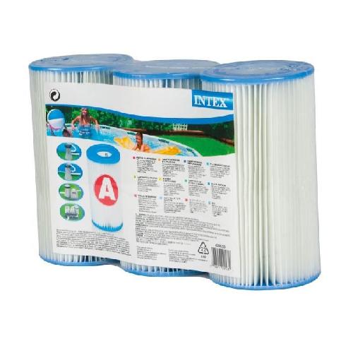 Produit De Traitement De L'eau Intex - 29003 - Lot de 3 cartouches A