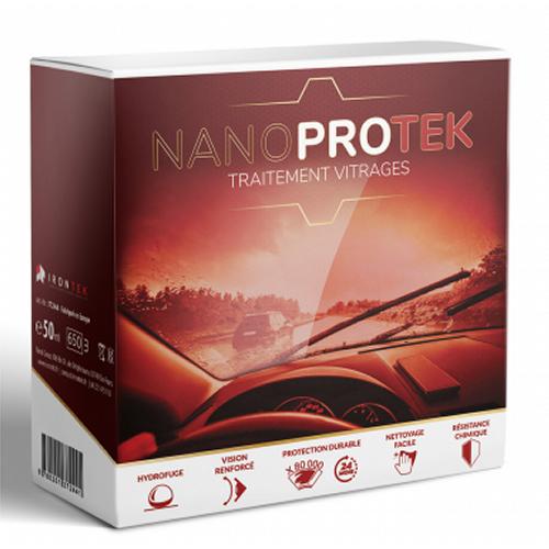 Nettoyant Vitres Irontek IT244 Nanoprotek Traitement Vitrage 50ML