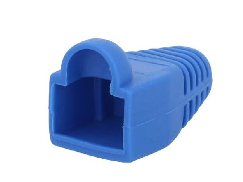 Cable - Connectique Pour Peripherique Isolation de prise RJ45 5.8mm - Bleu