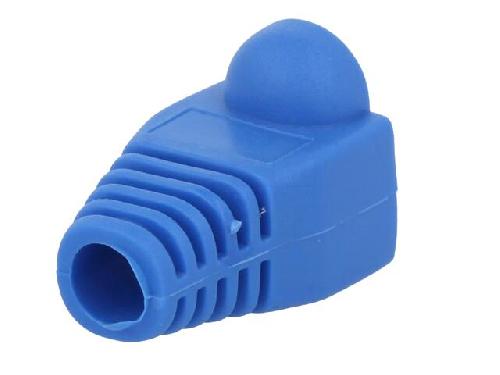 Cable - Connectique Pour Peripherique Isolation de prise RJ45 5.8mm - Bleu