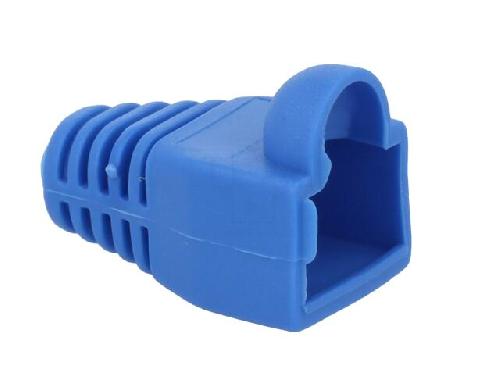 Cable - Connectique Pour Peripherique Isolation de prise RJ45 5.8mm - Bleu