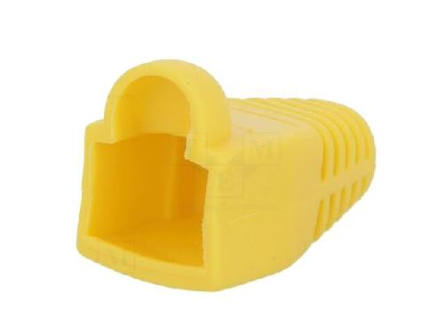 Cable - Connectique Pour Peripherique Isolation de prise RJ45 5.8mm - Jaune