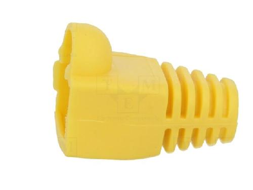 Cable - Connectique Pour Peripherique Isolation de prise RJ45 5.8mm - Jaune