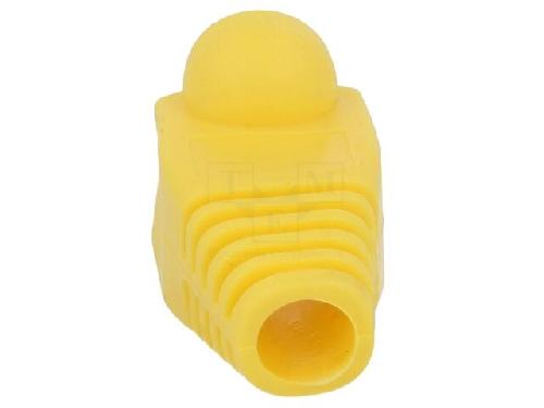 Cable - Connectique Pour Peripherique Isolation de prise RJ45 5.8mm - Jaune